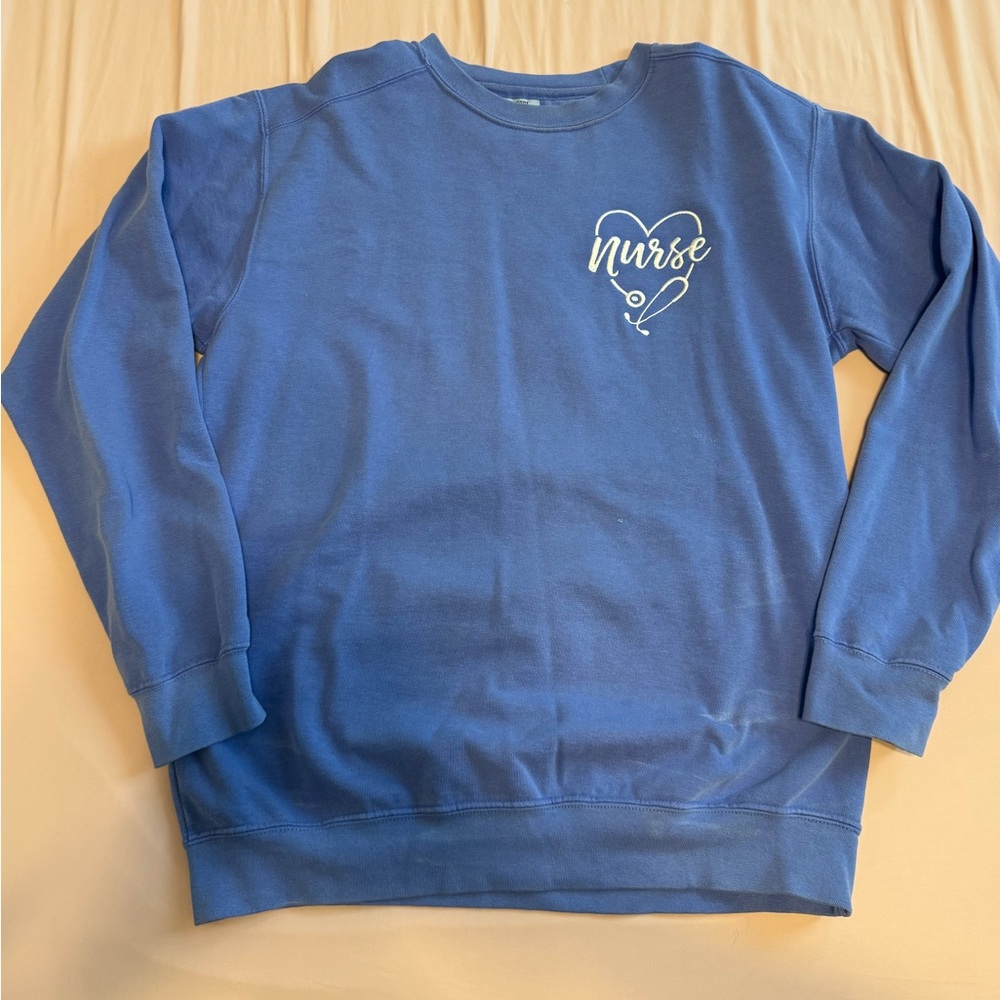 Comfort Colors Nurse Sweatshirt Size M